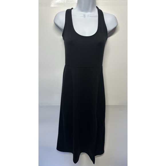Leith Black Tank A-Line Dress Women’s M Scoop Neck Sleeveless Casual - Picture 1 of 9